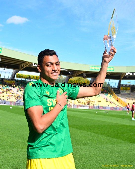 مصطفى محمد يتوج بجائزة أفضل لاعب في نانت خلال شهر سبتمبر