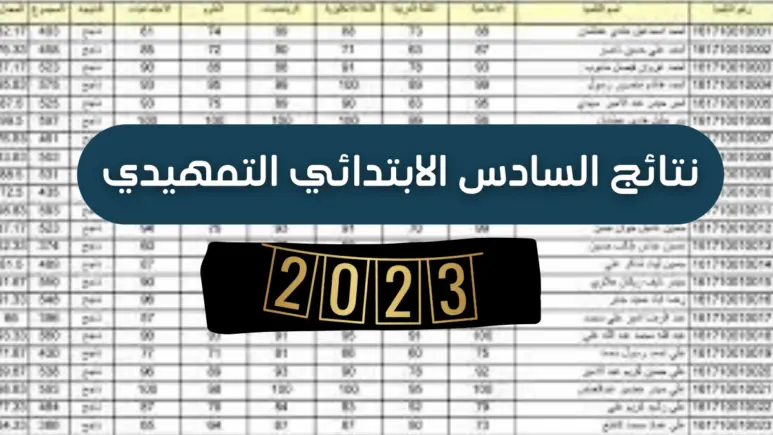 رابط نتائج السادس التمهيدي 2023 العراق موقع ملازمنا وزارة التربية والتعليم