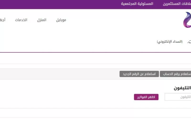 استعلام فاتورة التليفون الأرضي لشهر أكتوبر بالرقم 2023 خطوات وطرق الدفع عبر موقع الشركة المصرية للاتصالات te.eg