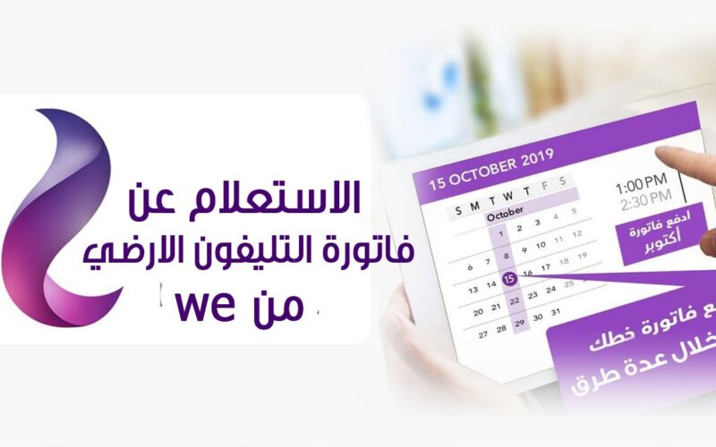 “خطوة بخطوة” رابط الاستعلام عن فاتورة الخط الارضي 2023 عبر الموقع الرسمي للشركة المصرية للاتصالات