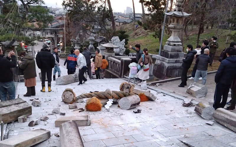 كارثة زلزال اليابان 2024 بقوة 7.6 ريختر وعدد ضحايا الزلزال