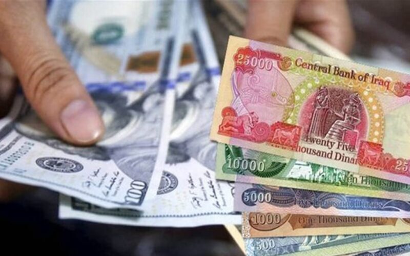 100 دولار مقابل الدينار العراقي في بورصة الكفاح اليوم الاثنين 29 يناير 2024 في العراق