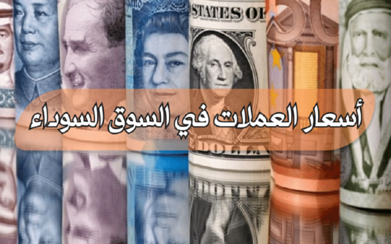 اخر تحديث لأسعار العملات في مصر اليوم في السوق السوداء الجمعه 12 يناير 2024 امام الجنيه المصري