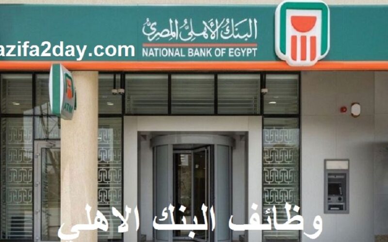 وظائف البنك الاهلي المصري 2024 لحديثي التخرج واهم الشروط اللازمه للتقديم