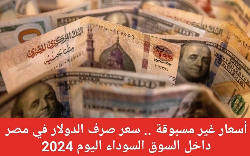 “التعويم قادم” سعر صرف الدولار اليوم السوق السوداء السبت 17 فبراير 2024 في مصر