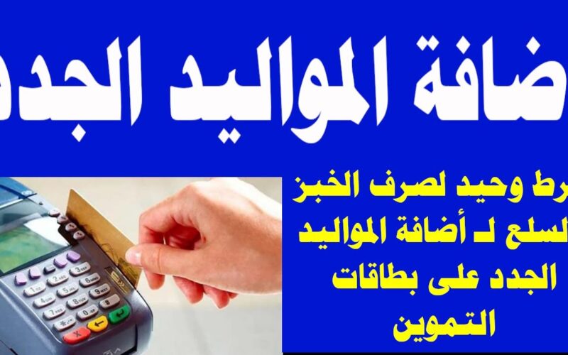 “سجل عيالك ومتشلش هم” اضافة المواليد علي بطاقات التموين 2024 بالرقم القومي عبر بوابة مصر الرقمية