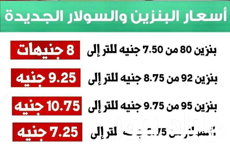 اللتر بكام؟.. سعر البنزين في مصر  اليوم الاربعاء 13 مارس 2024 وفقا لقرار لجنة التسعير التلقائي