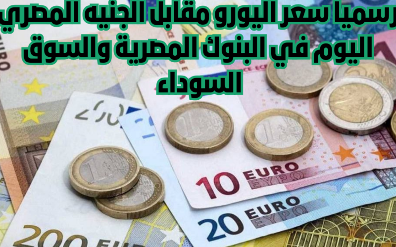 يسجل أقل سعر.. سعر اليورو في مصر بالسوق السوداء اليوم الثلاثاء 5 مارس 2024