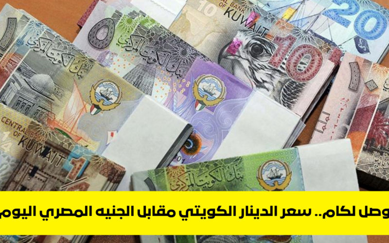 لحظة بلحظة: سعر الدينار الكويتي في السوق السوداء اليوم الاحد 24 مارس 2024 في مصر