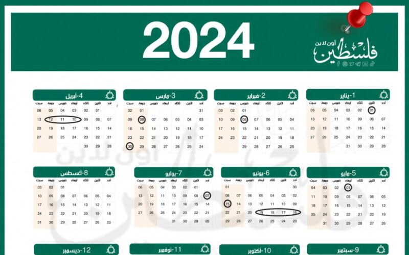 “اعرف باقي كام عُطلة” العطل الرسمية في فلسطين 2024 حسب قانون العمل الفلسطيني