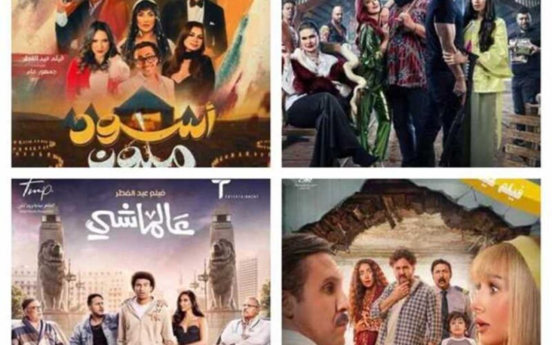 إعرف ما هي إيرادات افلام عيد الفطر 2024 الجديدة على مدار الـ 6 أيام.. فيلم شقو يتصدر شباك التذاكر