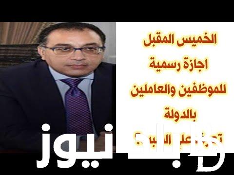 رسمياً مجلس الوزراء يُعلن الخميس المقبل اجازة رسمية في مصر بمناسبة عيد تحرير سيناء