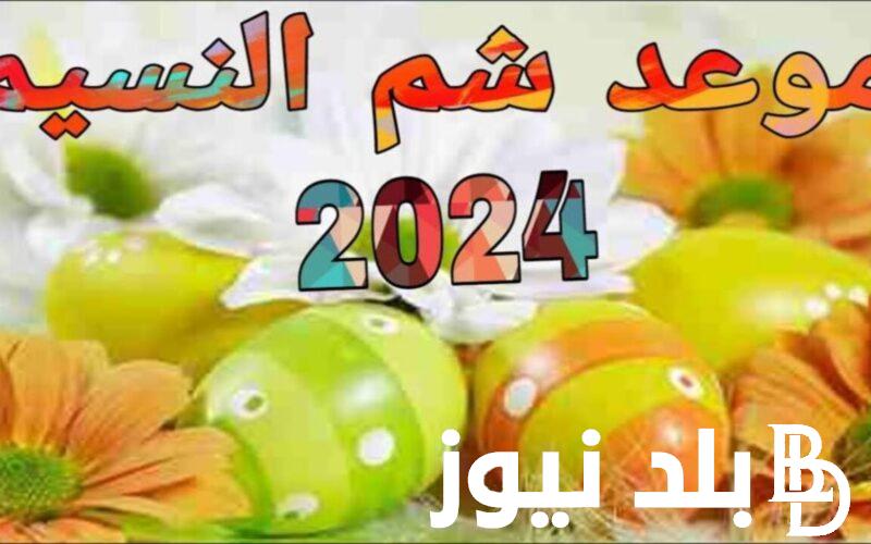 موعد اجازة عيد شم النسيم 2024 و الإجازات الرسمية لشهري إبريل ومايو في مصر وفق مجلس الوزراء