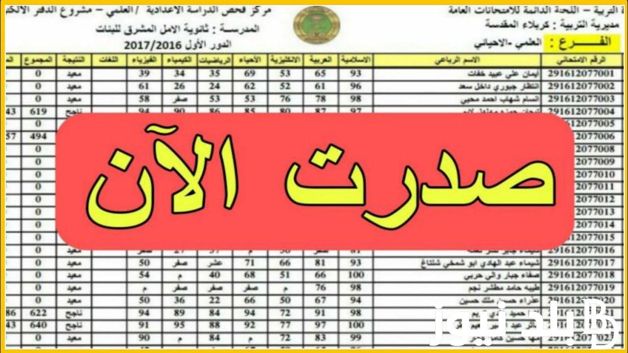 ” صدرت ” موقع المجد نتائج السادس الابتدائي الدور الاول ٢٠٢٤ بالاسم والرقم الامتحاني عبر موقع وزارة التربية العراقية