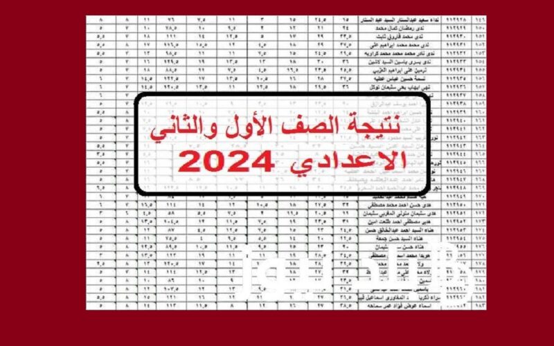 “شوف جبت كام” .. لينك نتيجة الصف الأول والثاني الاعدادي برقم الجلوس 2024 محافظة القاهرة والجيزة eduserv.cairo بوابة التعليم الأساسي