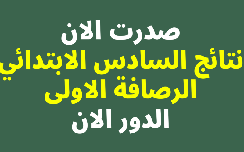 “congratulations” نتائج السادس الابتدائي 2024 الرصافة 1,2,3 الدور الاول بالاسم والرقم الامتحاني عبر موقع وزارة التربية العراقية moedu.gov.iq