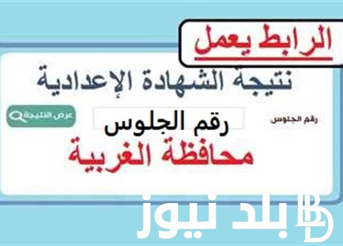 نتيجة الشهادة الاعدادية محافظة الغربية برقم الجلوس والاسم عبر موقع البوابة الكترونية ونتيجة نت natiga-4dk.net