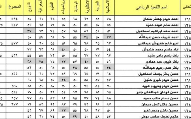 بالاسم “استعلم من هنا” نتائج الثالث متوسط في العراق 2024 عبر الموقع الرسمي لوزارة التربية العراقية ونتائجنا