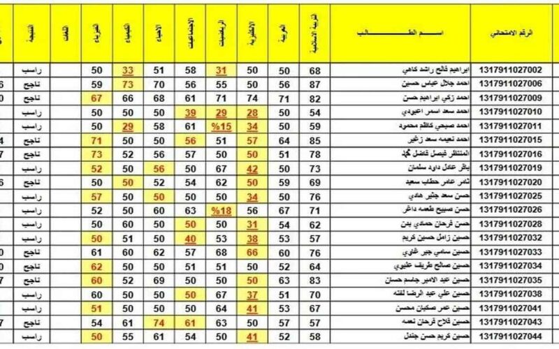 “صدرت الان✓” نتائج الثالث متوسط 2024 الدور الاول pdf بجميع المحافظات العراقية بالاسم والرقم الامتحاني عبر موقع وزارة التربية العراقية epedu.gov.iq