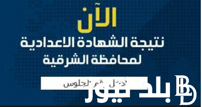 دلوقتي “شوف درجاتك إي” نتيجة الشهادة الإعدادية محافظة الشرقية الآن برقم الجلوس الترم الثاني 2024 من خلال نتيجة نت