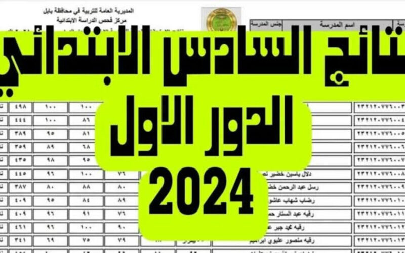 من هنا نتائج السادس الإعدادي 2024 عبر موقع نتائجنا في العراق وخطوات الاستعلام عنها