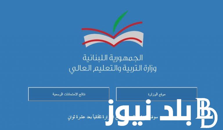 نتائج الامتحانات الرسمية المهنية 2024 في لبنان بعد أعتمادها رسميا ورابط الاستعلام من خلال web.vte.gov.lb