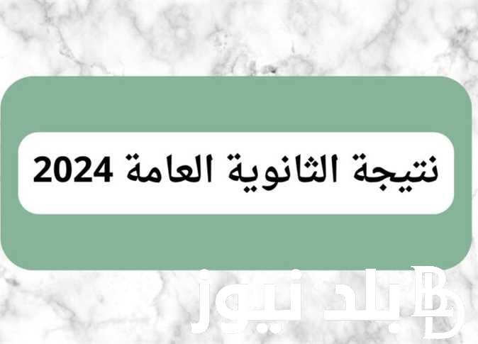 ننشر رابط التربية والتعليم نتيجة الثانوية العامة 2024 بالاسم ورقم الجلوس جميع المحافظات عبر moe.gov.eg