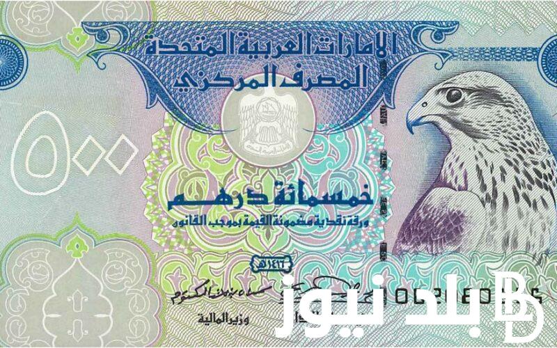 “وصل كام دلوقتي” سعر الدرهم الاماراتي مقابل الجنيه المصري اليوم الإثنين 12/8/2024 في السوق السوداء وداخل البنوك المصرية