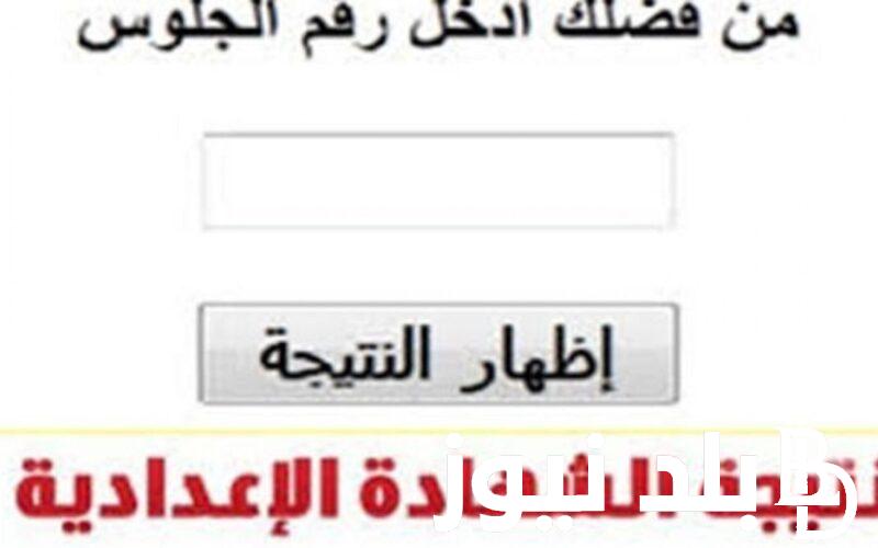 تعرف على كيفية استخراج نتيجة الشهادة الإعدادية الدور الثاني 2024 من خلال موقع وزارة التربية والتعليم