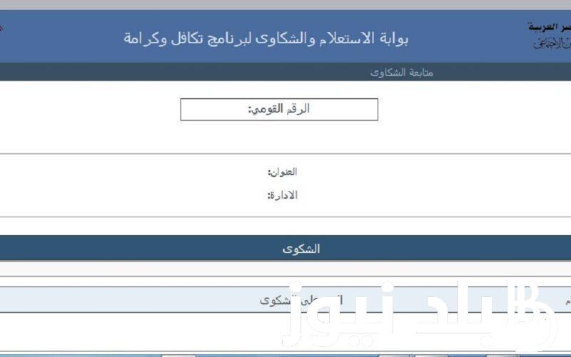 بالرقم القومي.. استعلام تكافل وكرامة 2024 عن الاسماء الجدد عبر الموقع الرسمي لوزارة التضامن الاجتماعي