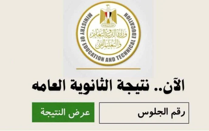 اليك.. رابط الاستعلام عن نتيجة الثانوية العامة 2024 من خلال موقع وزارة التربية والتعليم والتعليم الفني