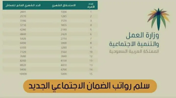 رواتب الضمان الاجتماعي عبر الموقع الرسمي للضمان الاجتماعي المطور hrsd.gov.sa