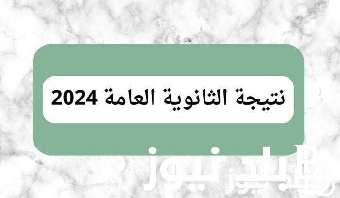 نتيجه الثانويه العامه الدور الثاني من خلال موقع وزارة التربية والتعليم بوابة الثانوية العامة moe.gov.eg