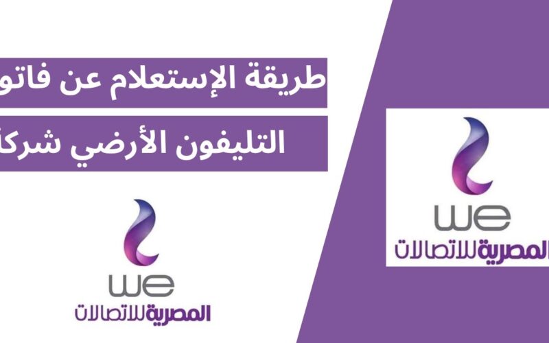 “إستعلم وإدفع قبل الغرامه” .. رابط الاستعلام عن فاتورة التليفون الأرضي عبر الشركه المصريه للإتصالات وأماكن الدفع المُتاحه