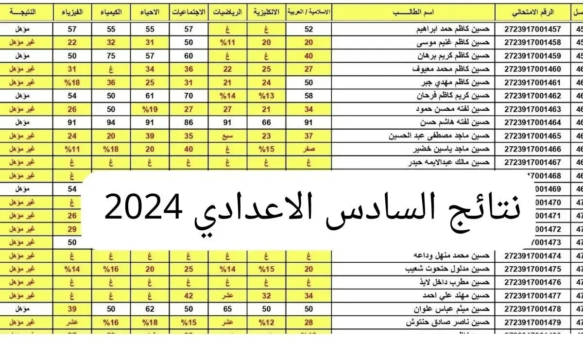 اعرف.. نتائج السادس الاعدادي 2024 الدور الثاني فى العراق من خلال منصة نجاح عبر الرابط student.najah.iq