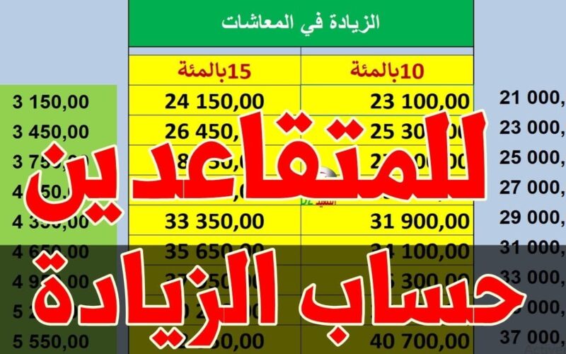 وفقا لقرار رئيس الجمهورية.. زيادة المعاشات 2024 في الجزائر.. ما هى شروط الحصول على معاشات المتقاعدين في الجزائر