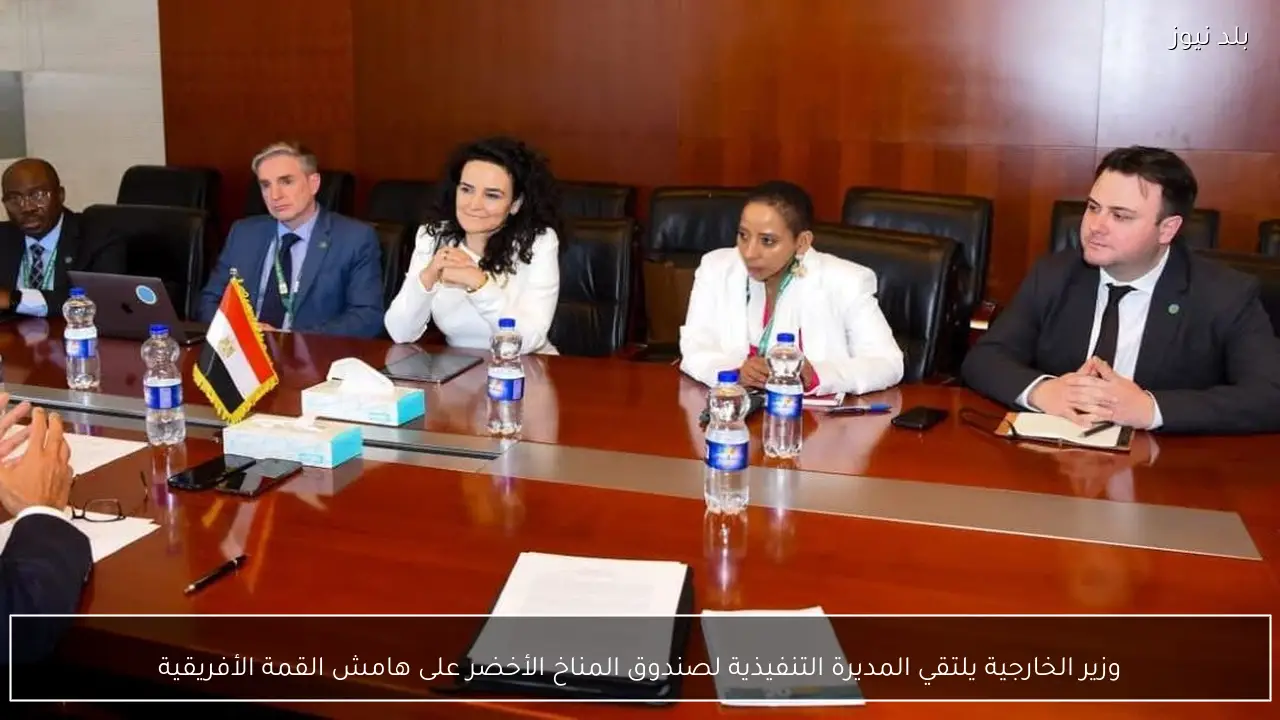 وزير الخارجية يلتقي المديرة التنفيذية لصندوق المناخ الأخضر على هامش القمة الأفريقية