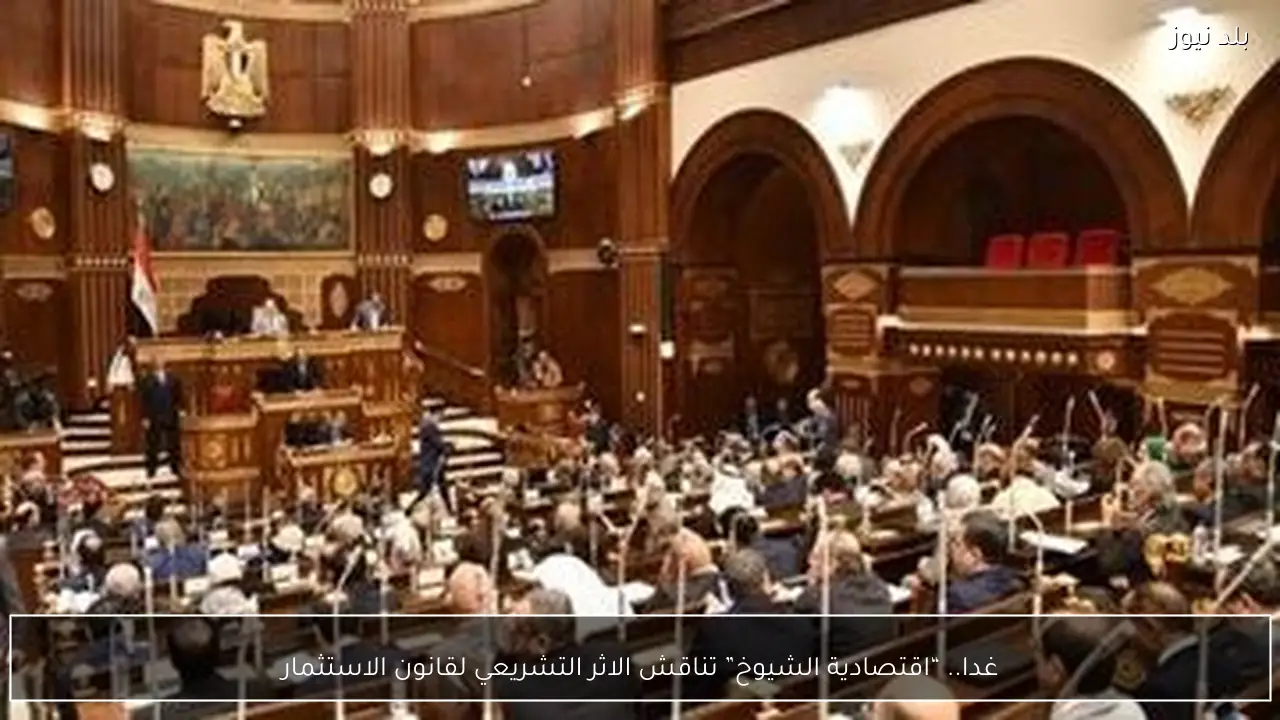 غدا.. “اقتصادية الشيوخ” تناقش الاثر التشريعي لقانون الاستثمار