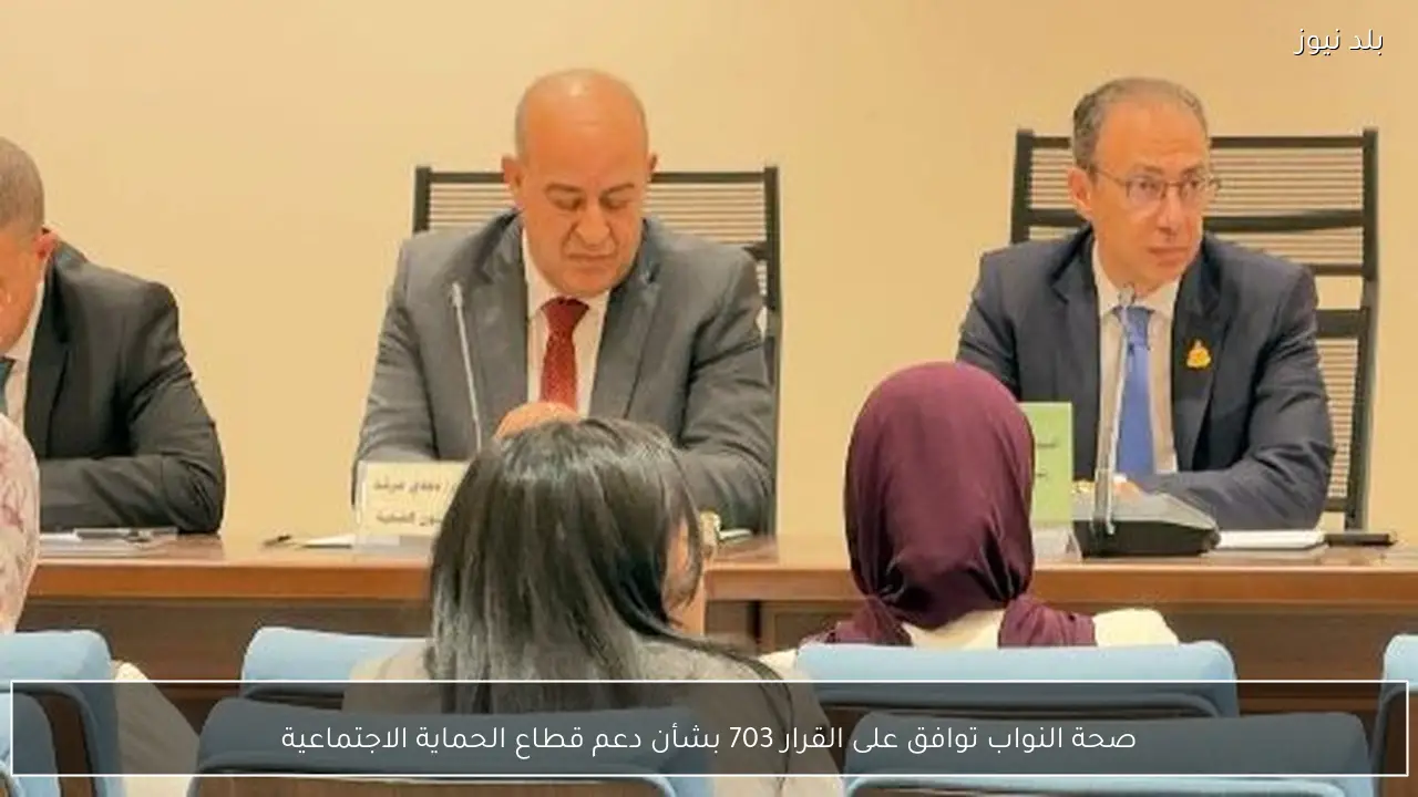 صحة النواب توافق على القرار 703 بشأن دعم قطاع الحماية الاجتماعية