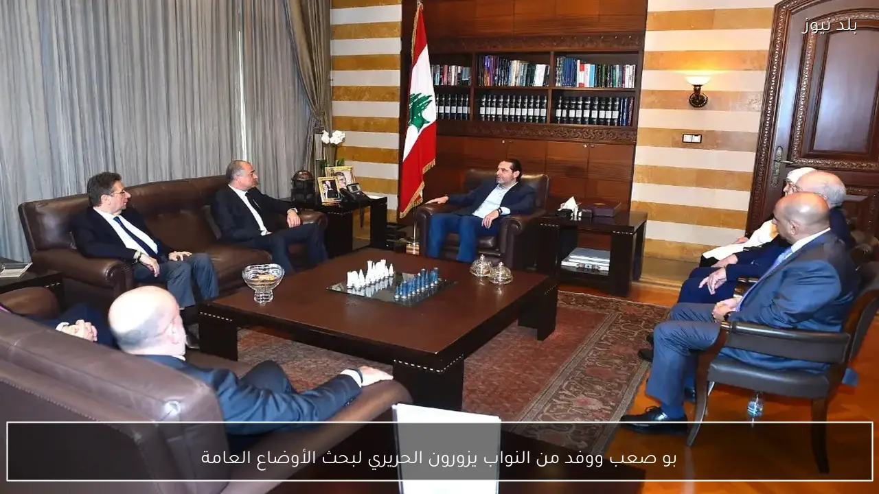 بو صعب ووفد من النواب يزورون الحريري لبحث الأوضاع العامة