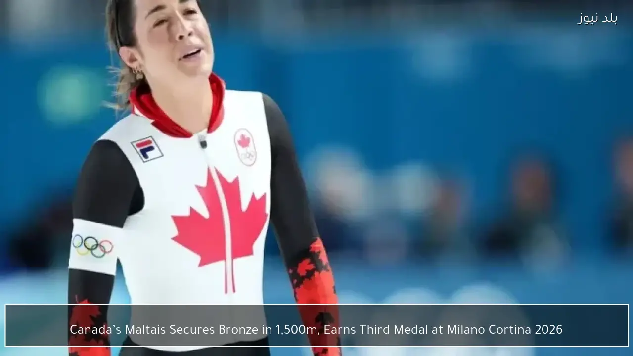 Canada’s Maltais Secures Bronze in 1,500m, Earns Third Medal at Milano Cortina 2026