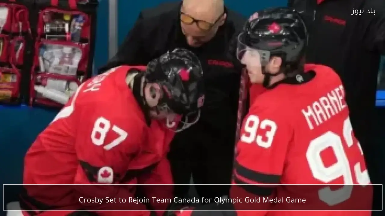 Crosby Set to Rejoin Team Canada for Olympic Gold Medal Game