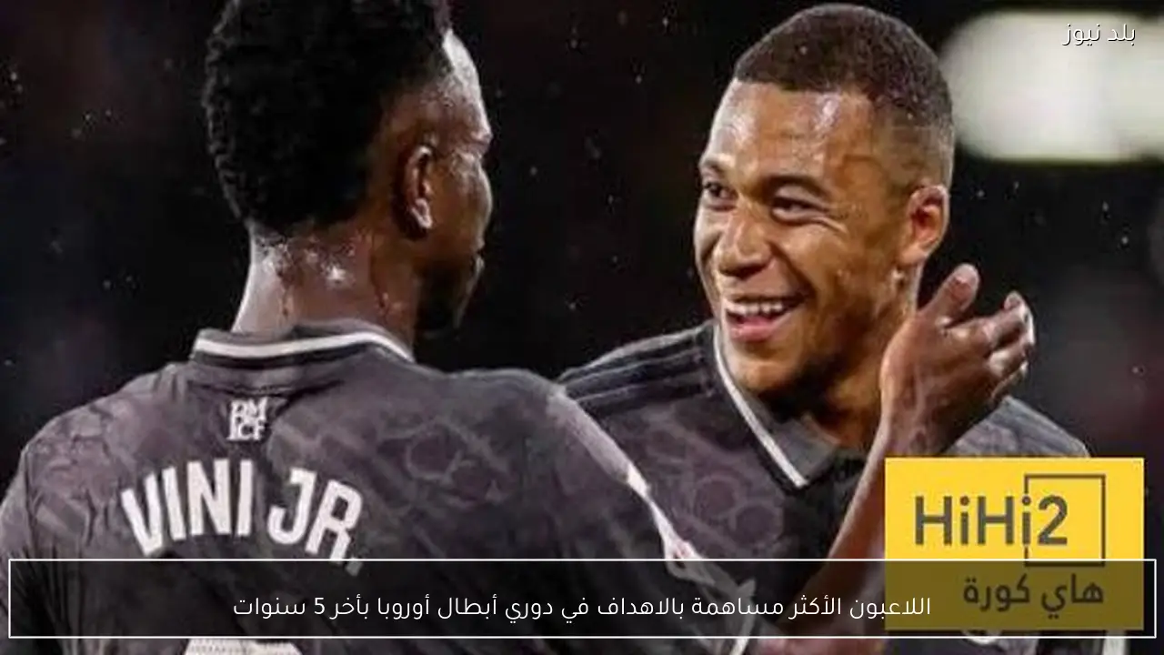 اللاعبون الأكثر مساهمة بالاهداف في دوري أبطال أوروبا بأخر 5 سنوات