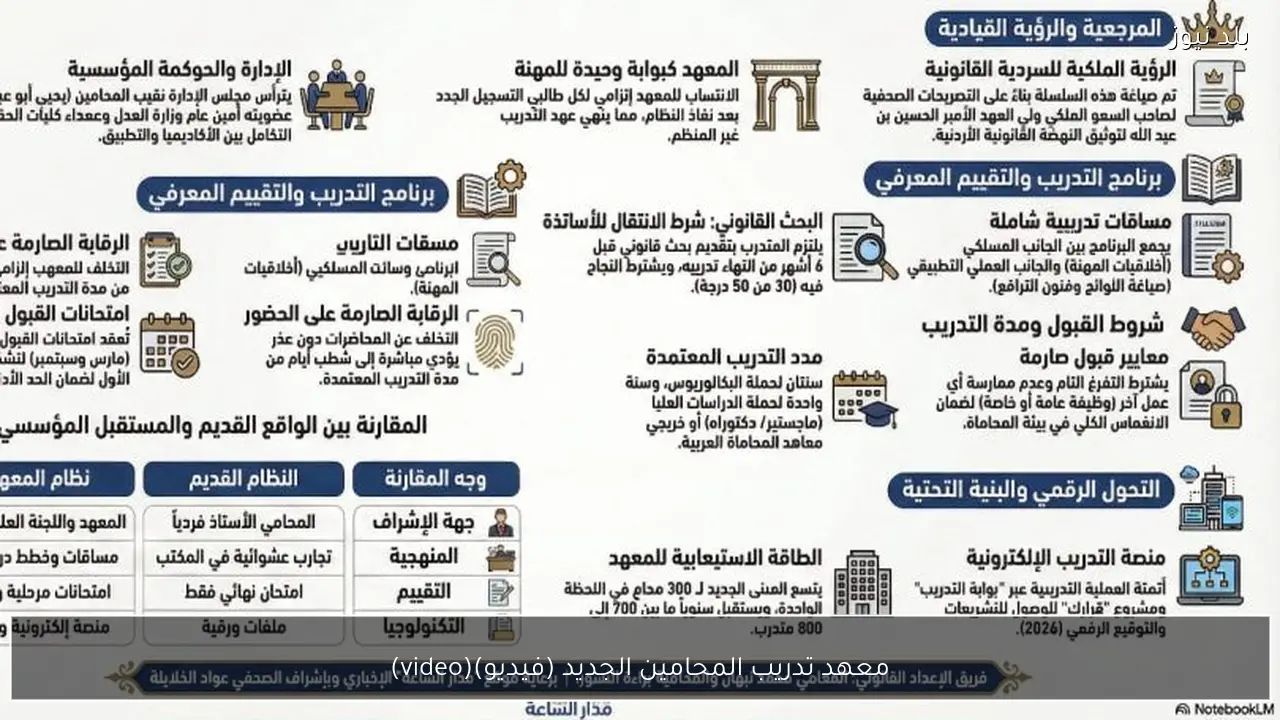 معهد تدريب المحامين الجديد (فيديو)(video)