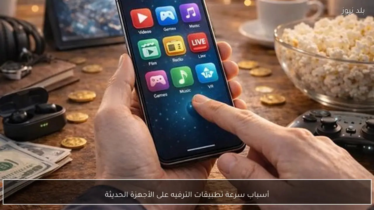 أسباب سرعة تطبيقات الترفيه على الأجهزة الحديثة