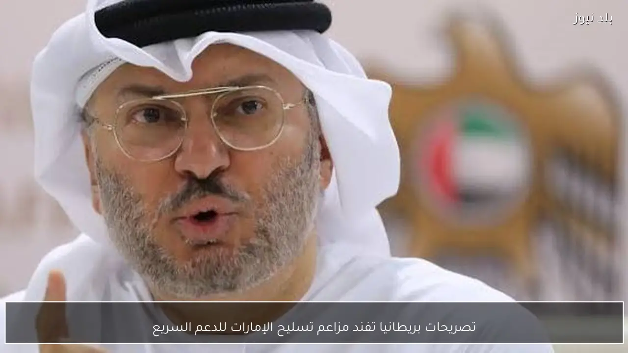 تصريحات بريطانيا تفند مزاعم تسليح الإمارات للدعم السريع