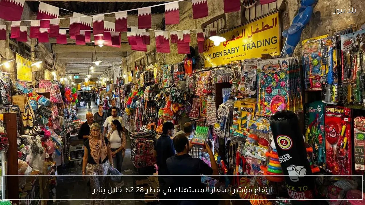 ارتفاع مؤشر أسعار المستهلك في قطر 2.28% خلال يناير
