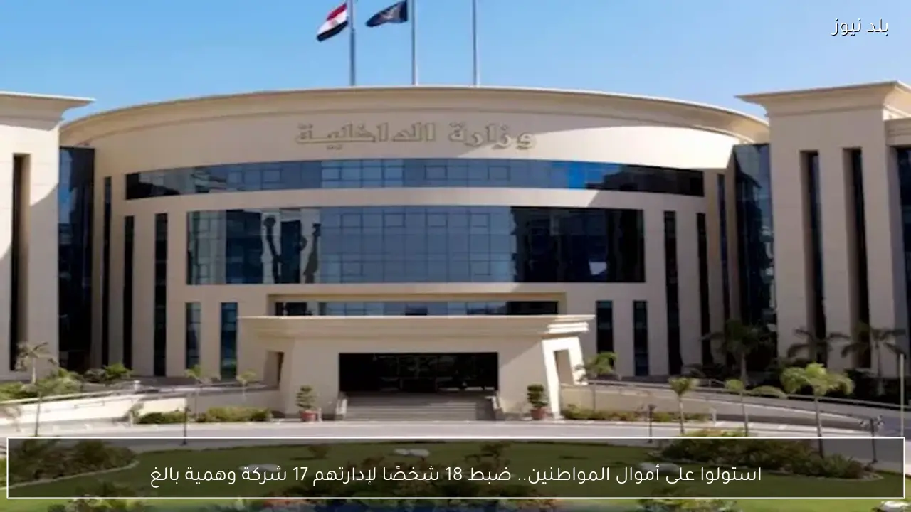 استولوا على أموال المواطنين.. ضبط 18 شخصًا لإدارتهم 17 شركة وهمية بالغ
