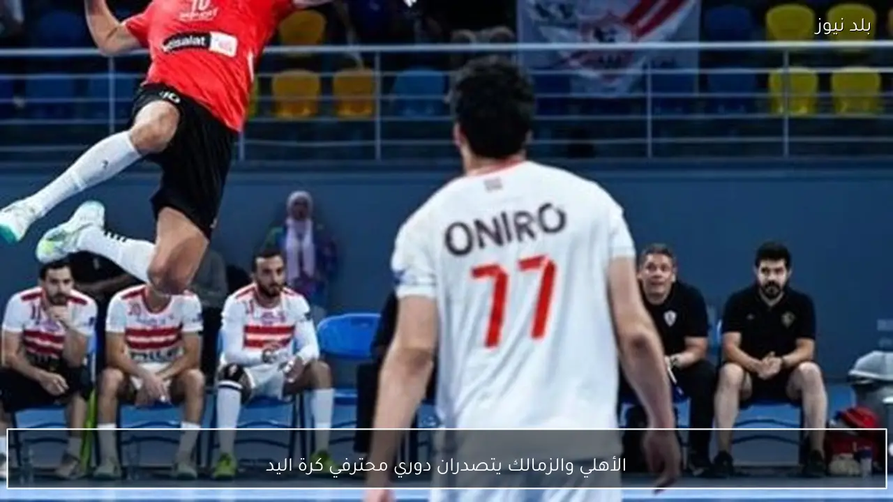 الأهلي والزمالك يتصدران دوري محترفي كرة اليد