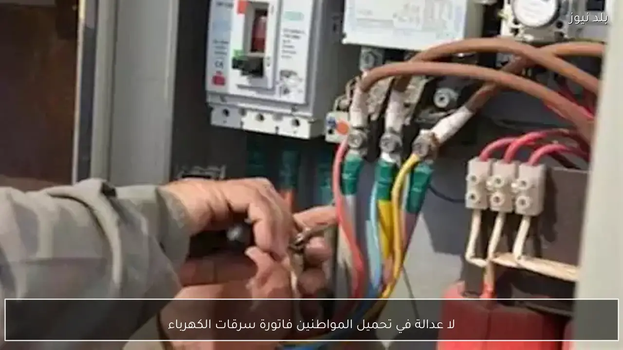 لا عدالة في تحميل المواطنين فاتورة سرقات الكهرباء